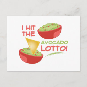 Avacado Lotto Postkarte