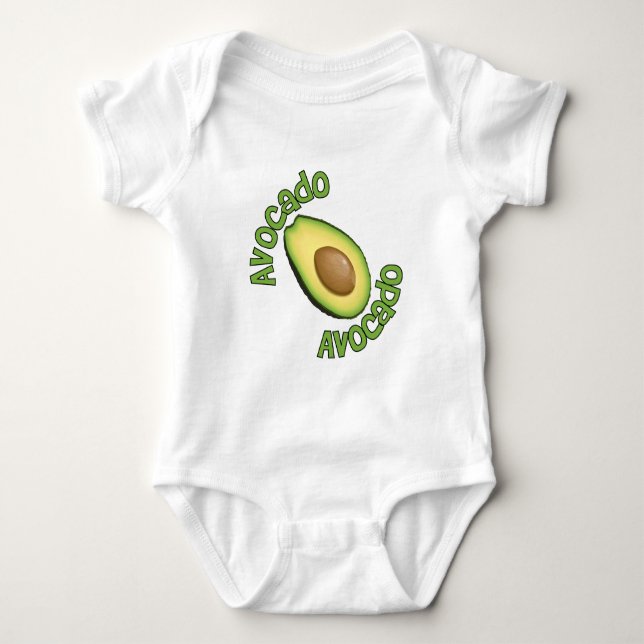 Avacodo Avacado Baby Strampler (Vorderseite)