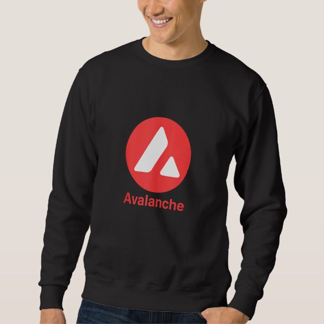Avalanche Coin Kryptowährung Avax Krypto Sweatshirt (Vorderseite)