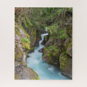 Avalanche Creek, Glacier-Nationalpark, Montana Puzzle