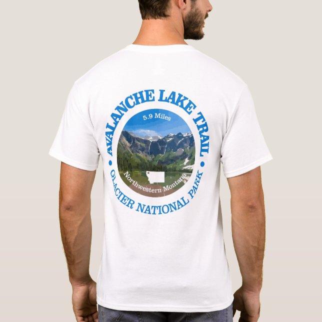 Avalanche Lake Trail (OBP) T-Shirt (Rückseite)
