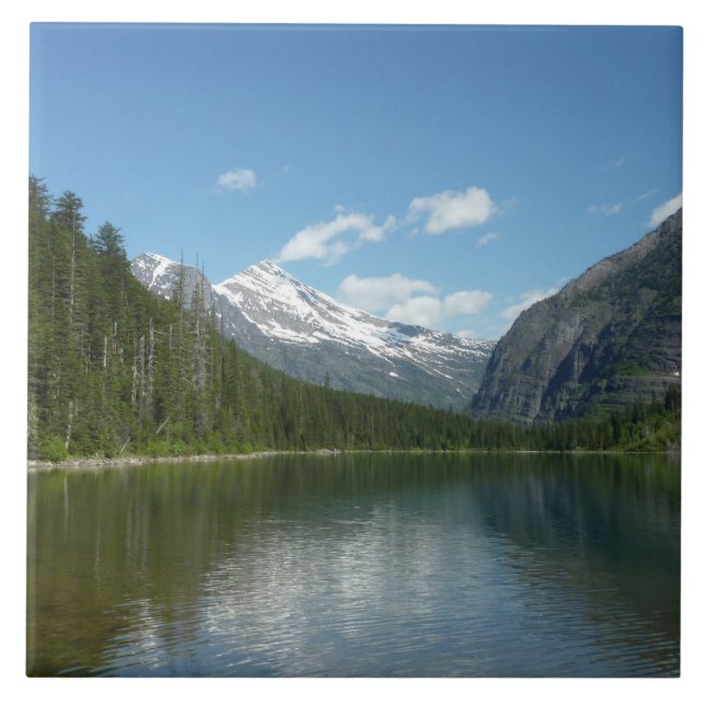 Avalanche See I - Glacier Nationalpark Fliese (Vorderseite)