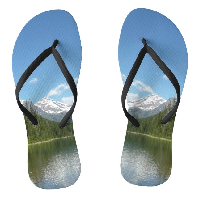 Avalanche See I - Glacier Nationalpark Flip Flops (Fußbett)