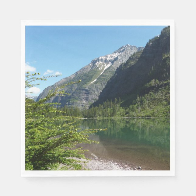 Avalanche See II - Glacier Nationalpark Serviette (Vorderseite)