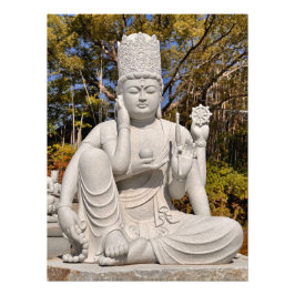 Avalokiteshvara Statue, Ishiteji Temple Fotodruck