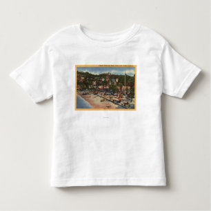 Avalon Ansicht von Halbmond-Allee. U. Strand Kleinkind T-shirt
