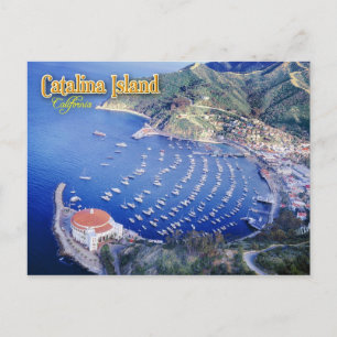 Avalon Bay, Catalina Island, Kalifornien Postkarte