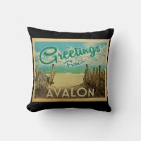 Avalon Beach Vintage Travel