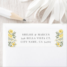 Avalon Butter Gelbe Wildblumen Rücksendeadresse