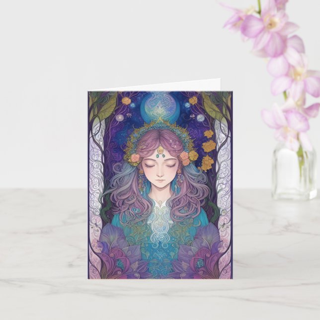 Avalon Goddess Art Card Karte (Orchidee)