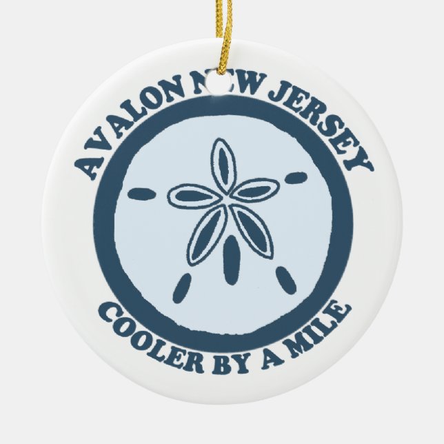 Avalon. Keramik Ornament (Vorne)