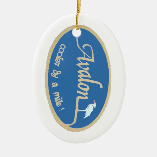 Avalon. Keramik Ornament (Vorne)