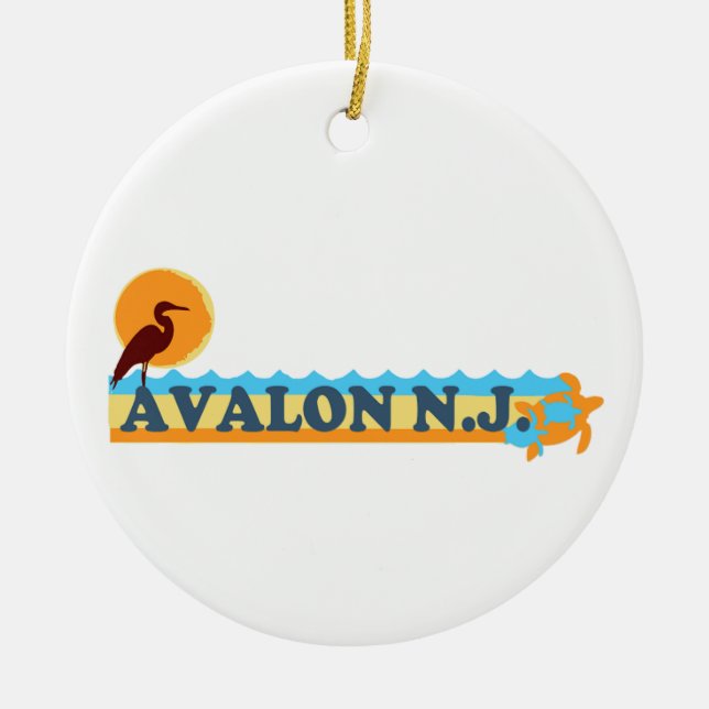 Avalon. Keramik Ornament (Vorne)