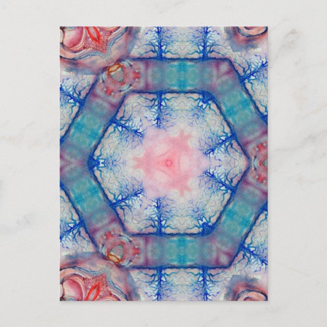 AVALON Lady of the Lake, Zauberhafte Spiegelungen  Postkarte (Vorderseite)