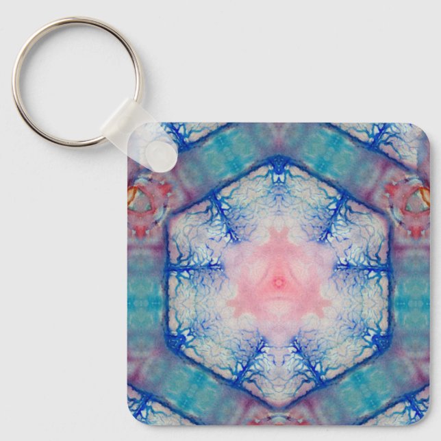 AVALON Lady of the Lake, Zauberhafte Spiegelungen  Schlüsselanhänger (Vorderseite)