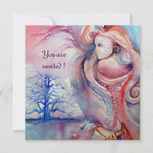 AVALON , Magie und Geheimnis sanft rosa lila blau Einladung