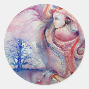 AVALON / Magie und Geheimnisse Runder Aufkleber