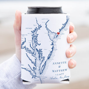 Avalon New Jersey Elegante Wedding Can Cooler Dosenkühler