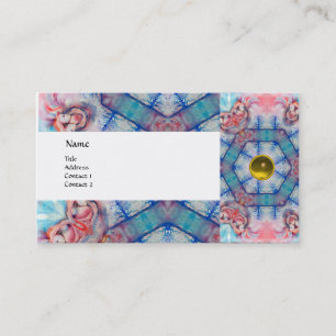 AVALON PSYCHEDELIC, rosa Edeltopaz Visitenkarte
