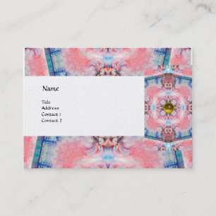 AVALON PSYCHEDELISCH, rosa Edelstein Topas Platin Visitenkarte