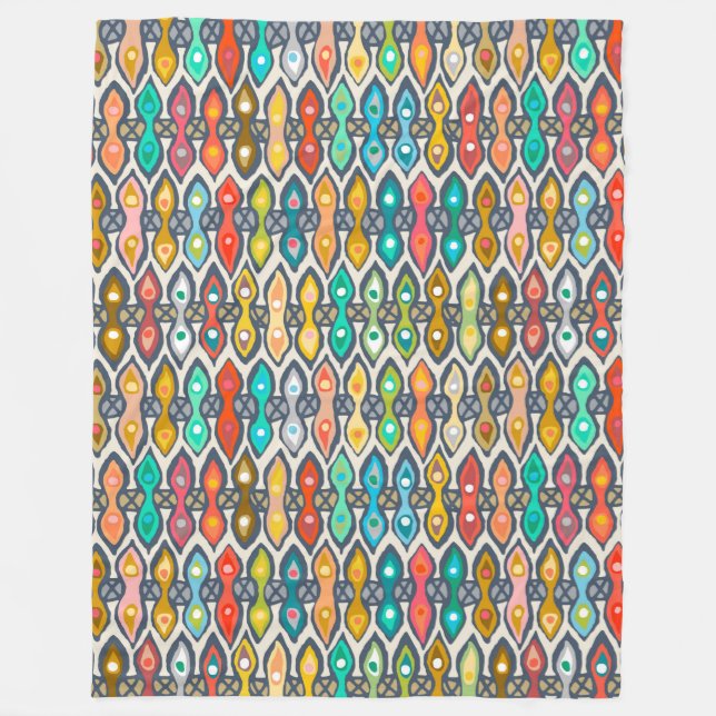 Avani ikat fleecedecke (Vorderseite)