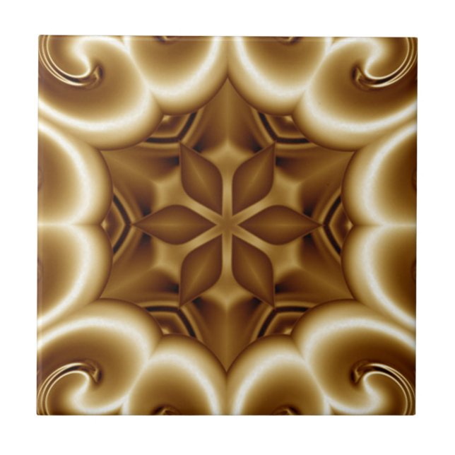 Avant-Garde ~ Gold ~ Brushed Gold 03 A ~ Fliese (Vorderseite)