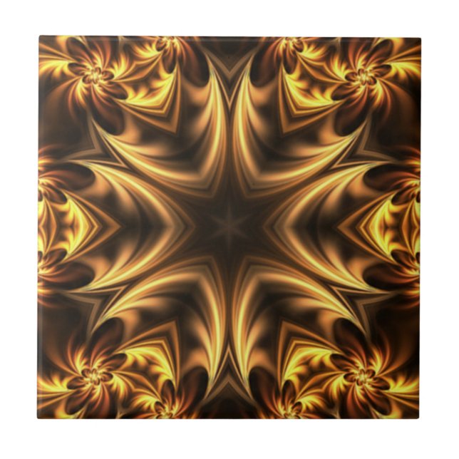 Avant-Garde ~ Gold Russet Black 053 ~ Fliese (Vorderseite)
