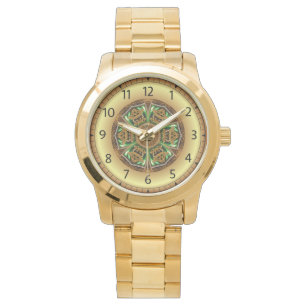 Avant - Garde, Green und Gold, Design KNF 1 ~ Armbanduhr