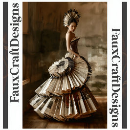 Avant Garde Paper Dress Decoupage Right 119 Seidenpapier