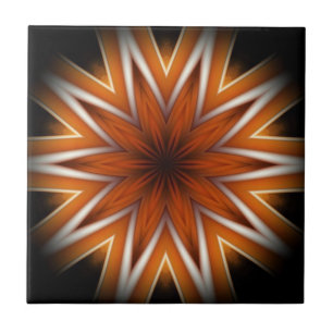  Avant-Garde ~ Sternexplosion Russet und Black 021 Fliese