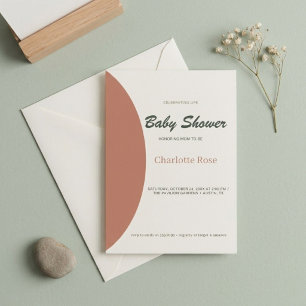Avantgarde-Boho-Baby-Shower-Einladung   Neutral  Einladung