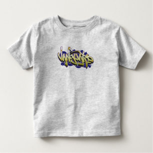 Avantgarde-Graffitiart-Kleinkindt-stück Kleinkind T-shirt