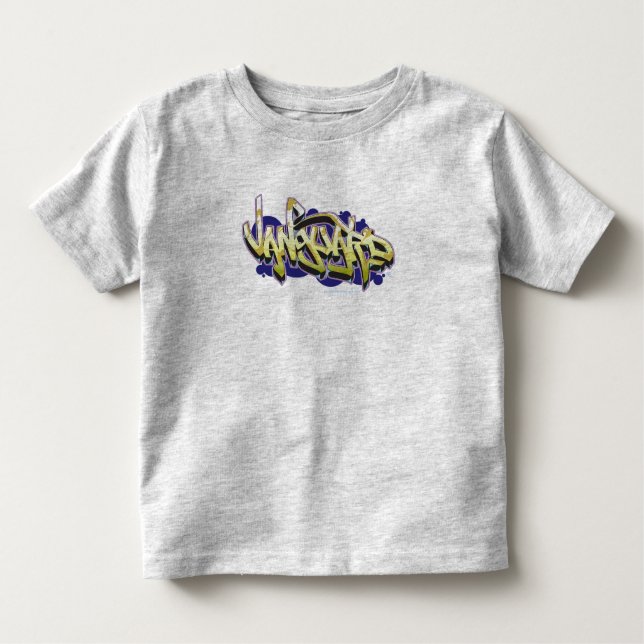 Avantgarde-Graffitiart-Kleinkindt-stück Kleinkind T-shirt (Vorderseite)