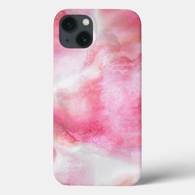 Avantgardehintergrund-Handfarbe der Kunst rote Case-Mate iPhone Hülle (Rückseite)