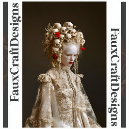 Avantgardistische barocke Frau Dekoupage Rig 120 Seidenpapier