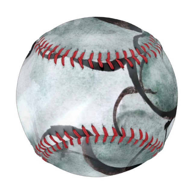 Avantgardistische, schwarze Handfarbe Baseball (Vorderseite)