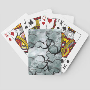 Avantgardistische, schwarze Handfarbe Spielkarten