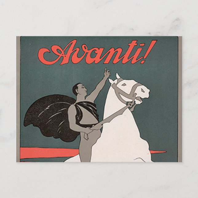 Avanti Postkarte (Vorderseite)
