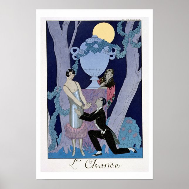 Avarice, 1924 (pochoir print) poster (Vorne)