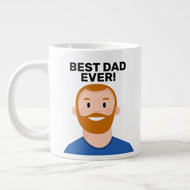 Avatar bester Vater Riesenkaffee Tasse (Links)