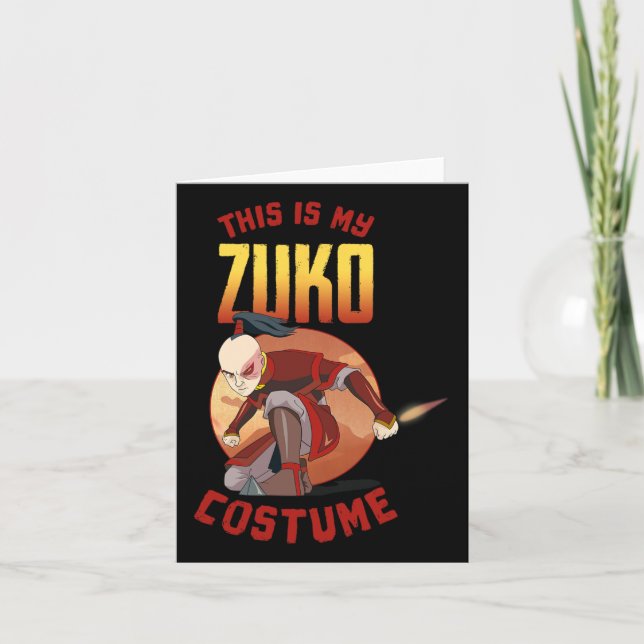 Avatar, das letzte Halloween für den Airbender ist Karte (Vorderseite)