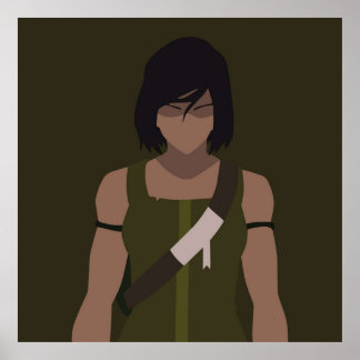 Avatar Die Legende von Korra Korra Minimalistisch Poster