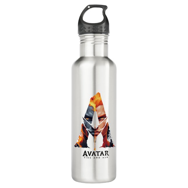 Avatar: Fire and Ash Edelstahlflasche (Vorderseite)