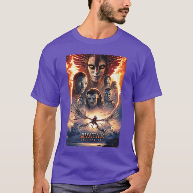 Avatar Fire and Ash Official Movie Theatrical Post T-Shirt (Vorderseite)