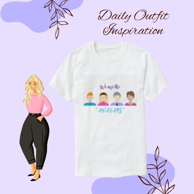 Avatar Icon Customer Client Pop Art T - Shirt (Von Creator hochgeladen)