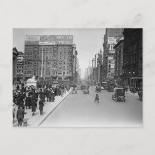 Ave. 42nd Street, New York City 1913 Vintag Postkarte