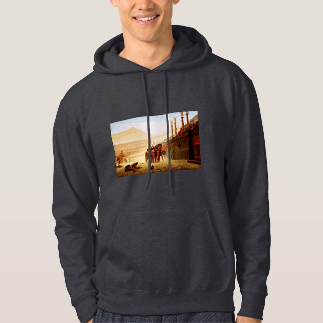 Ave Caesar von Jean-Leon Gerome Hoodie (Vorderseite)