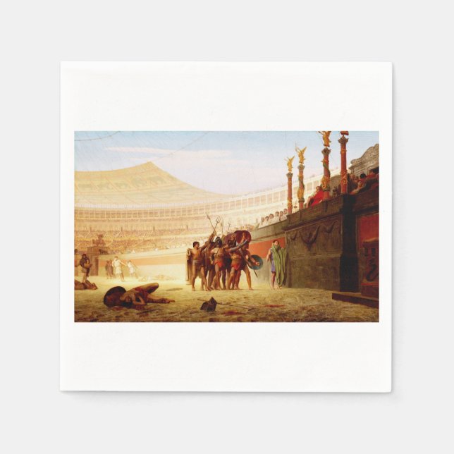 Ave Caesar von Jean-Léon Gérôme Serviette (Vorderseite)