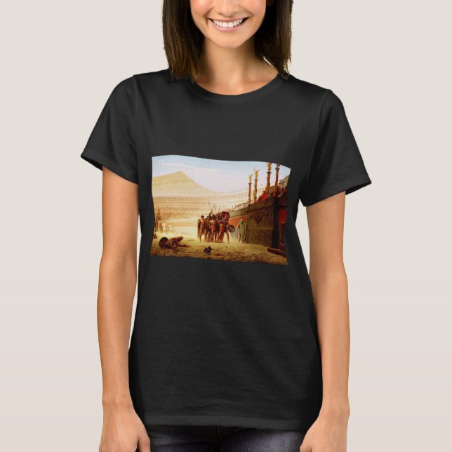 Ave Caesar von Jean-Léon Gérôme T-Shirt (Vorderseite)