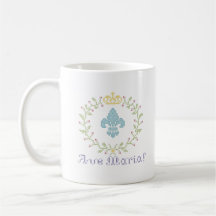 Ave Maria Cross Stitch Look American Tasse w/logo